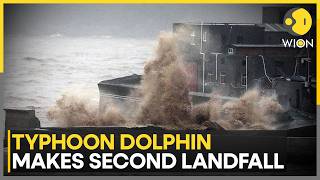 Typhoon Dolphin Hits China: Force 10 Winds Hit Fujian, 30,000 Given Aid | WION News