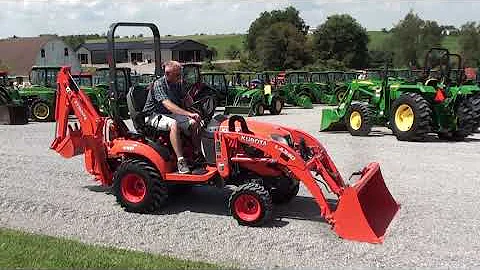 2017 Kubota BX23S Tractor w/ Loader & Backhoe! Excellent Condition!