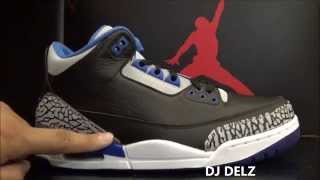 black and blue 3s