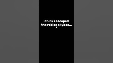 i think i ESCAPED the roblox skybox... #shorts #robloxshorts