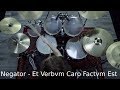 NEGATOR - Et Verbvm Caro Factvm Est - Drum Playthrough by Wanja [Nechtan] Gröger