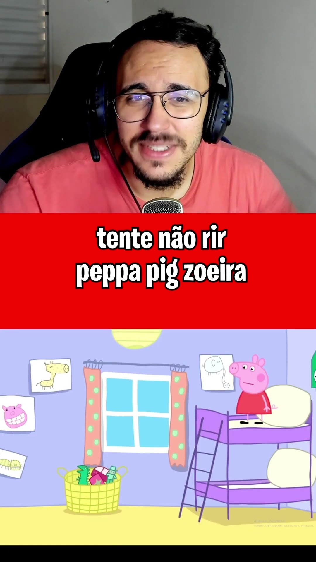 TENTE NAO RIR DA PEPPA EM MINECRAFT NA VIDA REAL