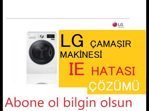 Video: LG çamaşır Makinesi Hata Kodları