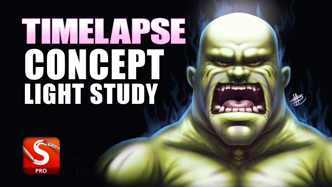 Autodesk Sketchbook Pro Timelapse Concept Light Study YouTube