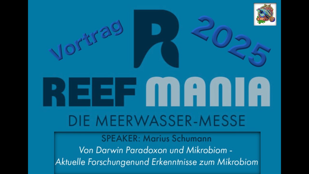 Vortrag Marius Schumann Reef Mania 2025 Vom Darwin Paradoxon und Microbiom