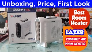 First Look Comfort Air Fan Heater Lazer | Room Heater | Unboxing, Review,  Price - YouTube