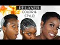 RELAXING MY HAIR AGAIN WITHIN 10 DAYS| COLOR, MOLD& STYLE!
