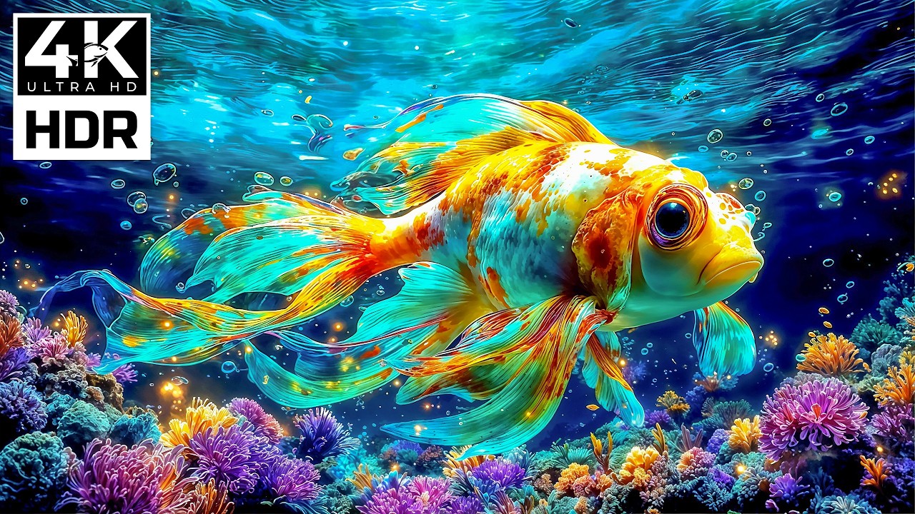 The Best 4K Aquarium – Radiant Ocean Fish and Tranquil Blue Waters for Night Sleep