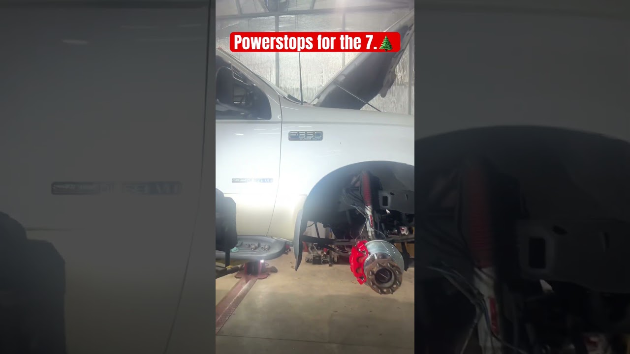 Heavy Duty brakes for the 7.3 Powerstroke #ford #powerstroke