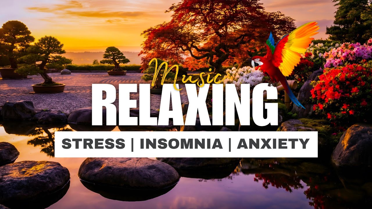 Deep Sleep in 5 Minutes 🌙 Relaxing Piano Music & Water Sounds for ...