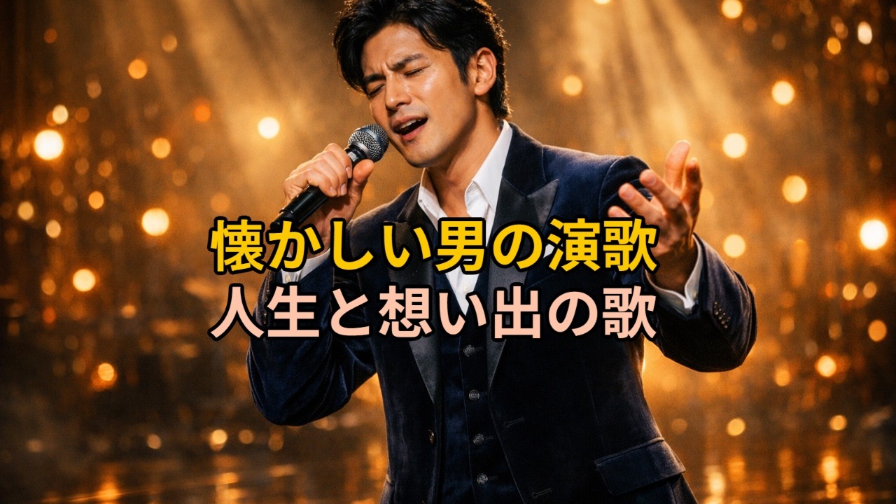 懐かしい男の演歌｜人生と想い出を歌う名曲集