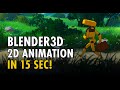 The quickest tutorial for 2d animation in #blender3d