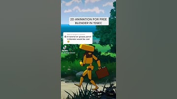 The quickest tutorial for 2d animation in #blender3d