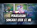 Penjelasan Singkat Efek Cc Mlbb #MLBBMYHERO, #MLBBCreator, #2025MYHERO, #MLBB