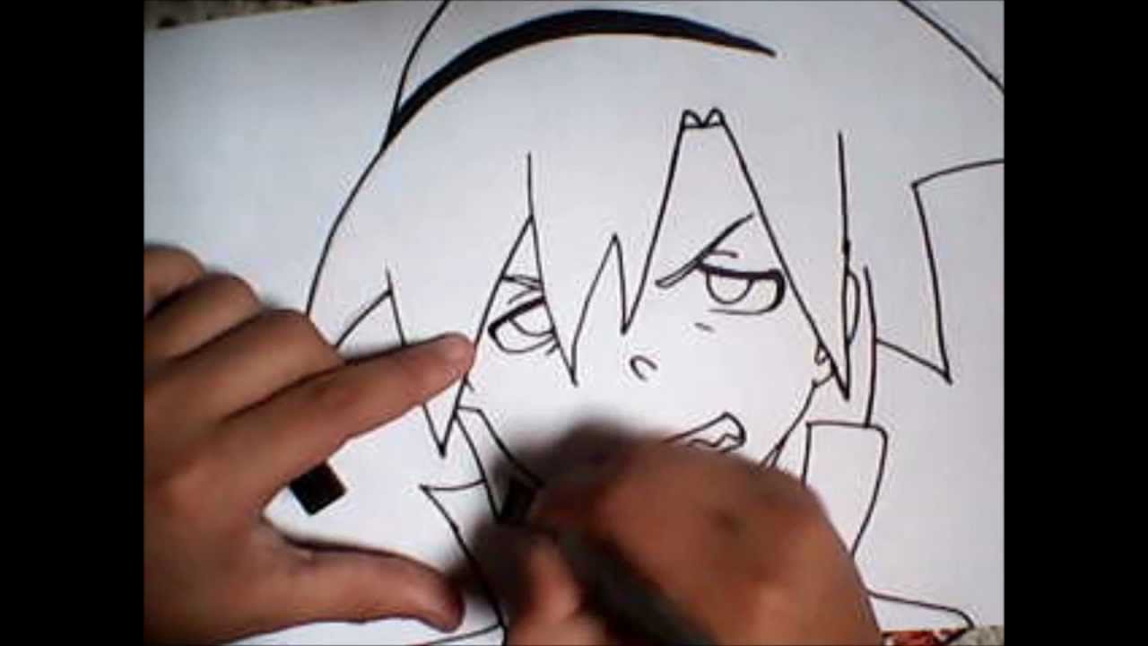 How To Draw Soul Evans From Soul Eater Youtube