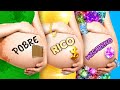 Mamá rica vs mamá pobre | ¡Trucos vs dispositivos! Situaciones divertidas por La La Amigos