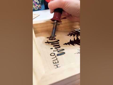 Watch this satisfying wood burning letters Part 3 #shorts #satisfying  #crafts 