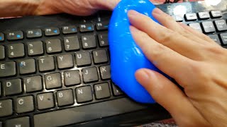 Dust Cleaning Gel Slime for Cleaning PC Keyboard (How To Use) screenshot 3