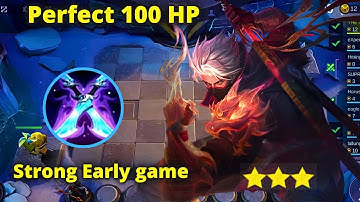 PERFECT 100 HP win with Commander Karina Swordsman Faeborn | MAGIC CHESS BEST SYNERGY COMBO TERKUAT