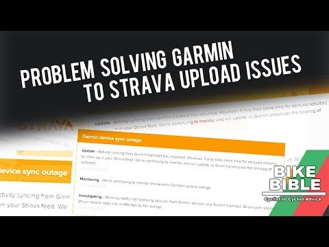 Problem Solving Garmin To Strava Upload Issues