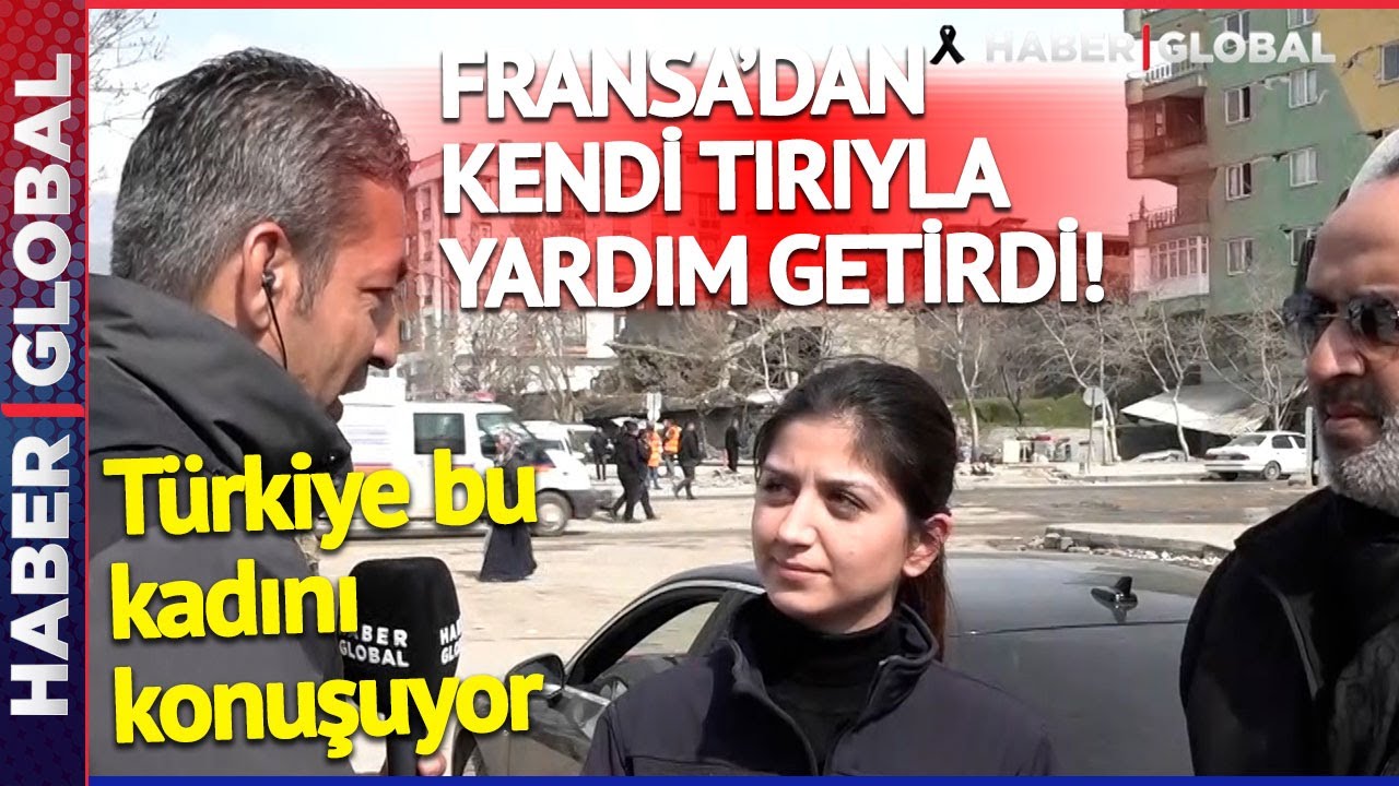 ⁣Türkiye Bu Kadını Konuşuyor! Fransa'dan Kendi Tırıyla Yardım Getirdi! @GulfemZengin