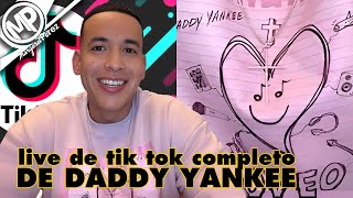 DADDY YANKEE ANUNCIA nuevo TEMA , LIVE  Completo de Tik tok