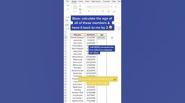 Calculate age easily using Excel’s hidden DATEDIF function! DATEDIF is used to c