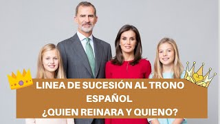 ¿Quien reinara y quien no? Linea de sucesión al trono de España, la próxima en reinar es una Mujer