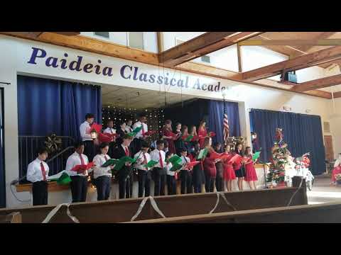 Christmas concert at the Paideia classical Academy