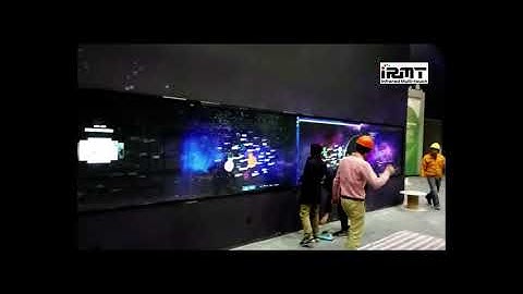 55 inch interactive LCD video wall software, multi touch, large display splice screen, slim bezel