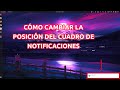 Cómo cambiar de posición las notificaciones en Ubuntu 20.04 #Linux #Ubuntu #GNU