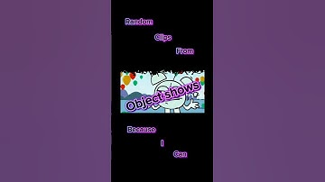 Random clips from object shows bcz I can #bfdi #objectshow #funny #fyp
