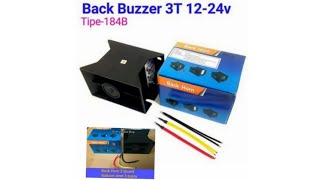 Back Buzzer / Alarm Mundur 3 Suara 12V & 24V