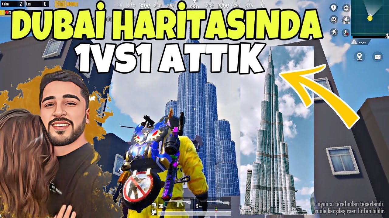 DUBAİ VLOG, AMA PUBG MOBİLDE! (EN UZUN BİNAYA ÇIKTIK)