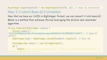 Create an Extremely Compact UUID with Custom Base 62 in Java
