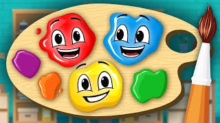 What Happens When You Mix Primary Colors? | Colors Songs For Kids | KLT