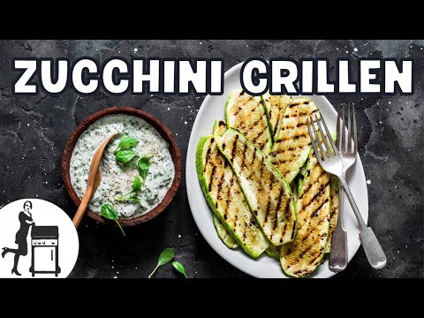 Video: Gegrillte Zucchini In Einer Leichten Marinade