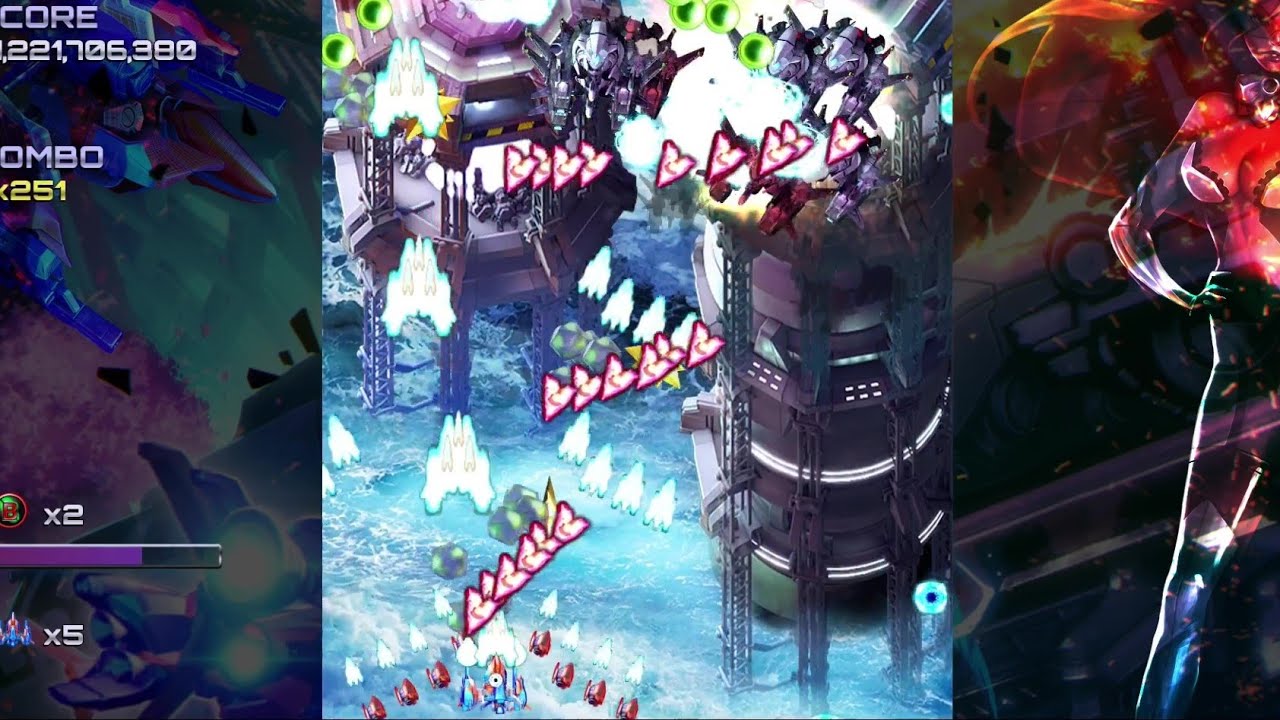 Ghost Blade HD --1cc-- *Hard* Blue Ship (Ghost)