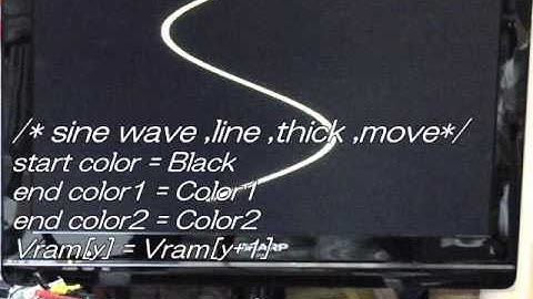 Arduino VGAout Example3