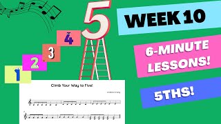 Piano Lessons Week 10! New Note G! 5ths!