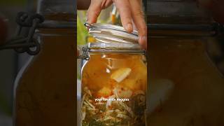 Spicy fermented fennel is so good!!! #homecook #fermentation #fennel #vegan #vegetarian