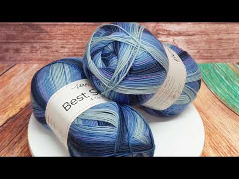 Video: Příze Best Socks, 4-fach,  7408