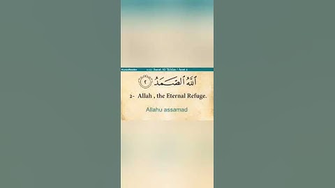#سورة_الإخلاص - #مشاري_العفاسي  #quran #koran #islam #english #french
