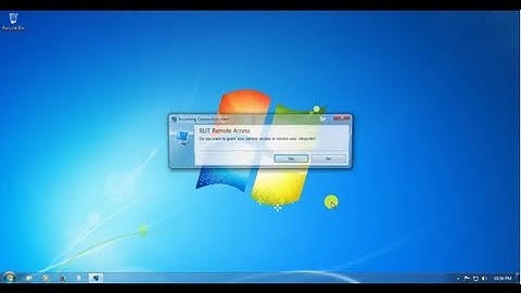 Ask User Permission for Remote Access
