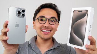 iPhone 15 Pro Max Titane naturel : Déballage & prise en main ! (Unboxing)