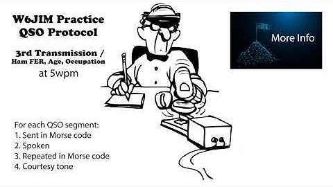 Practice QSO - Exchange 3- More Info - 5wpm