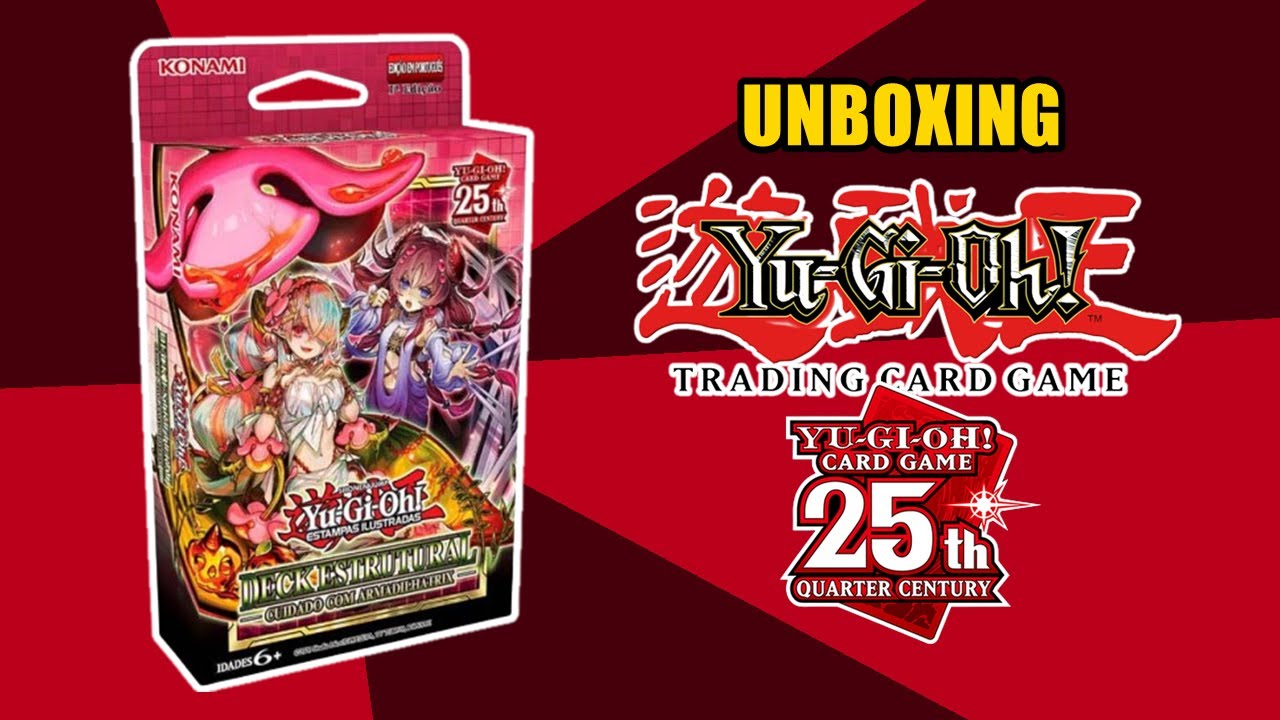 Yu-Gi-Oh! Deck Estrutural: Cuidado Com Armadilhatrix - UNBOXING