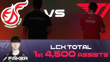 Faker Reaches Yet Another Milestone! T1 vs KDF Highlights - LCK Summer 2023