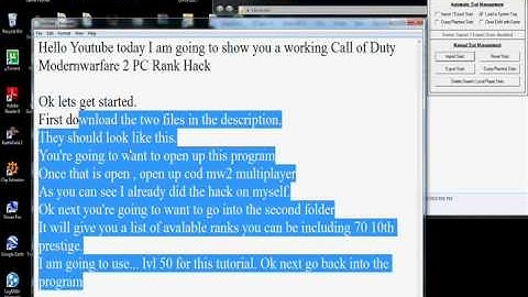 Cod MW2 (PC) 10th Prestige Rank Hack PC 100% Undetectable