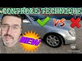PASSAGE AU CONTROLE TECHNIQUE DU MERCEDES SLK 230K (R170)